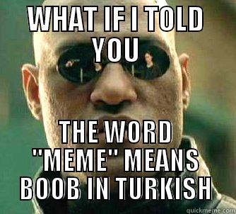 WHAT IF I TOLD YOU THE WORD 
