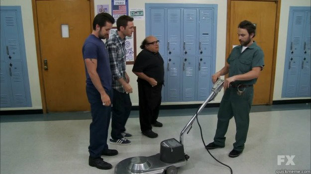 Untitled -   Charlie Kelly Janitor