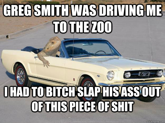 greg smith was driving me to the zoo  I had to bitch slap his ass out of this piece of shit  Pickup Dragon