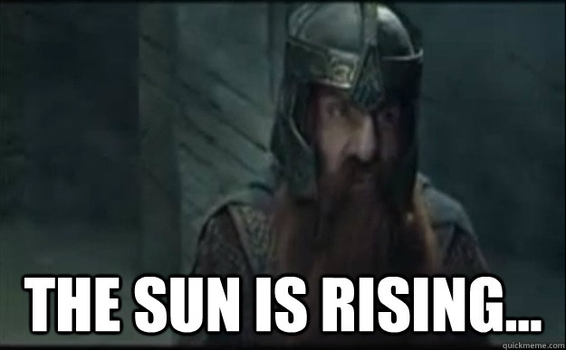  The Sun is Rising... -  The Sun is Rising...  the sun is rising