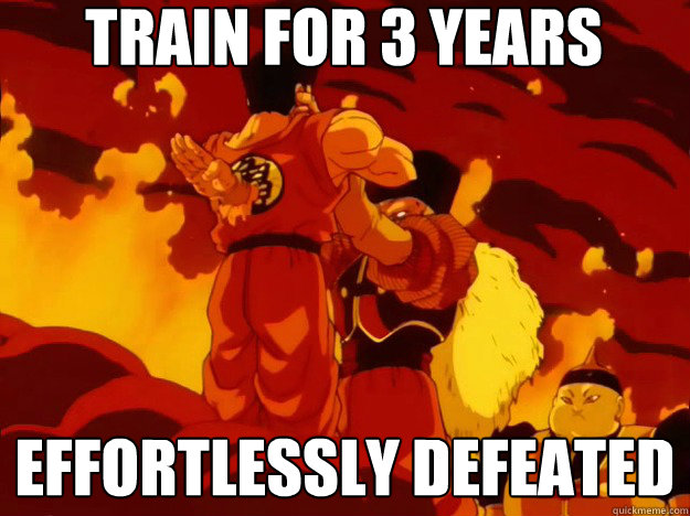Train for 3 Years Effortlessly Defeated - Train for 3 Years Effortlessly Defeated  Yamcha
