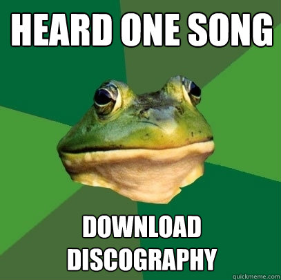 Heard one song Download discography  Foul Bachelor Frog
