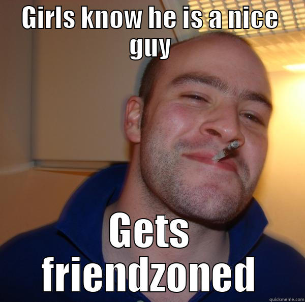 GIRLS KNOW HE IS A NICE GUY GETS FRIENDZONED Good Guy Greg 