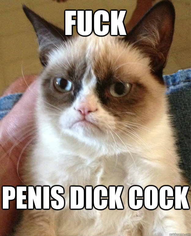Fuck Penis dick cock - Fuck Penis dick cock  Grumpy Cat