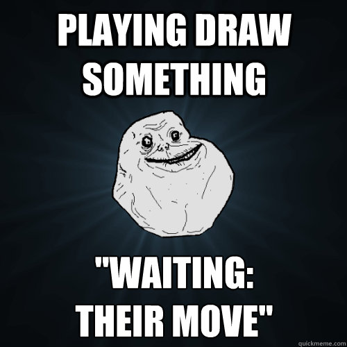 Playing Draw Something 