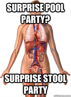 surprise pool party? surprise stool party - surprise pool party? surprise stool party  Scumbag Female Body