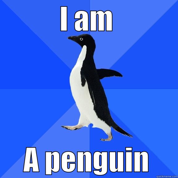 I AM A PENGUIN Socially Awkward Penguin