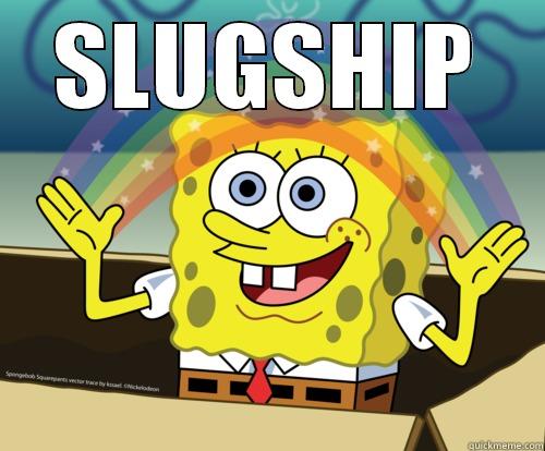 SLUGSHIP  Spongebob rainbow
