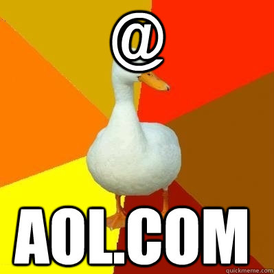 @ aol.com  Tech Impaired Duck