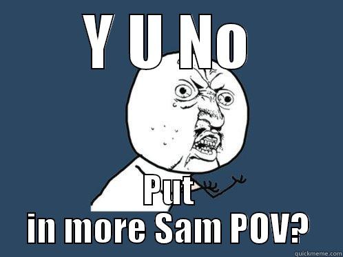 Y U NO PUT IN MORE SAM POV? Y U No