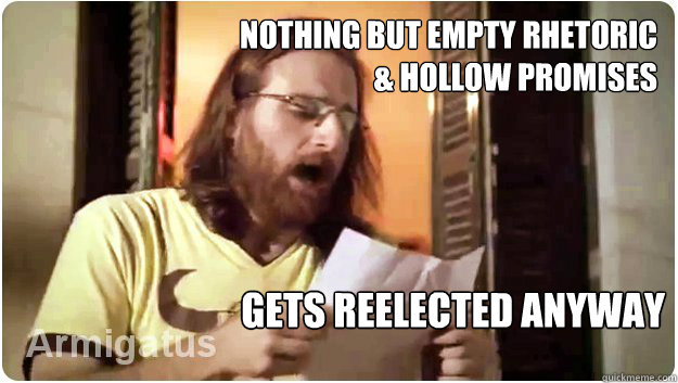 Nothing but empty rhetoric & hollow promises Gets reelected anyway - Nothing but empty rhetoric & hollow promises Gets reelected anyway  Lebanese politician