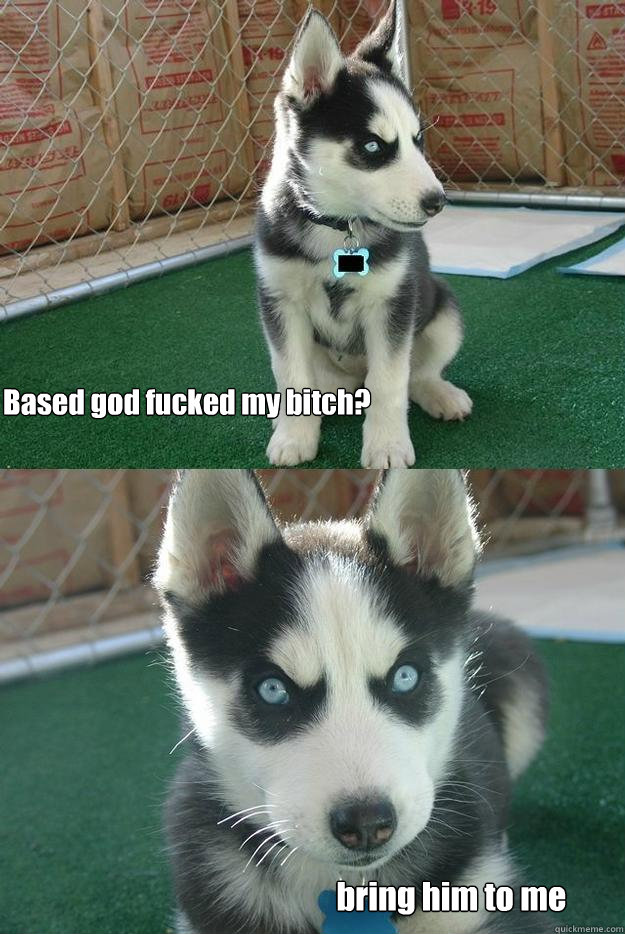 Based god fucked my bitch? bring him to me  Insanity puppy
