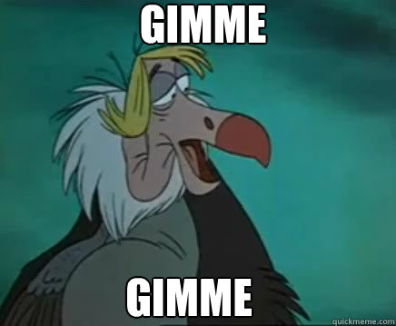 Gimme Gimme  vulture meme
