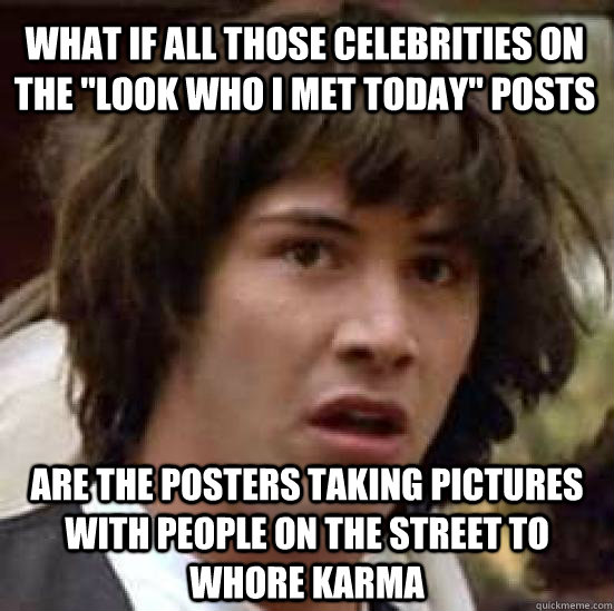 What if all those celebrities on the 