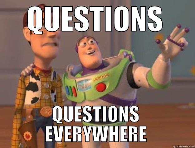 PHILOSOPHY Qs - QUESTIONS QUESTIONS EVERYWHERE Toy Story