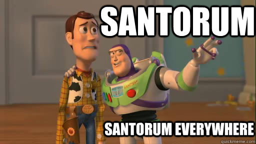 santorum santorum everywhere  Everywhere