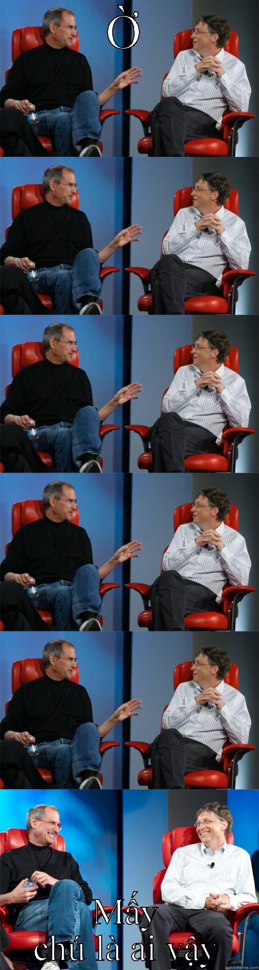 Ờ MẤY CHÚ LÀ AI VẬY Steve Jobs vs Bill Gates