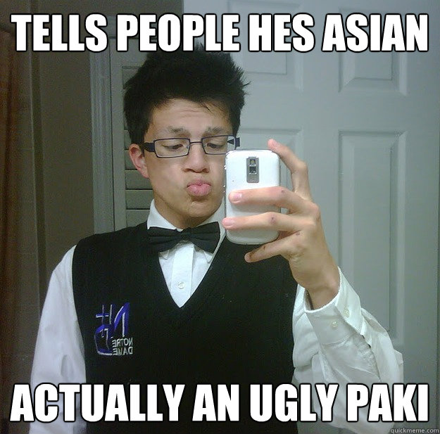 tells people hes asian actually an ugly paki - tells people hes asian actually an ugly paki  scumbag mark shifrer