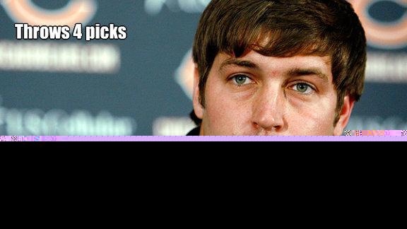 Must be the diabetes Throws 4 picks - Must be the diabetes Throws 4 picks  Jay Cutler