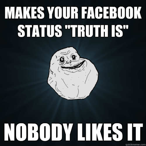 Makes your Facebook status 