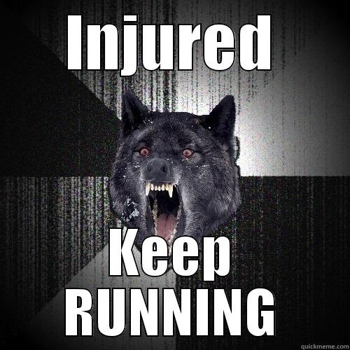 Such Insanity - INJURED KEEP RUNNING Insanity Wolf