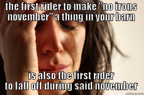 THE FIRST RIDER TO MAKE 