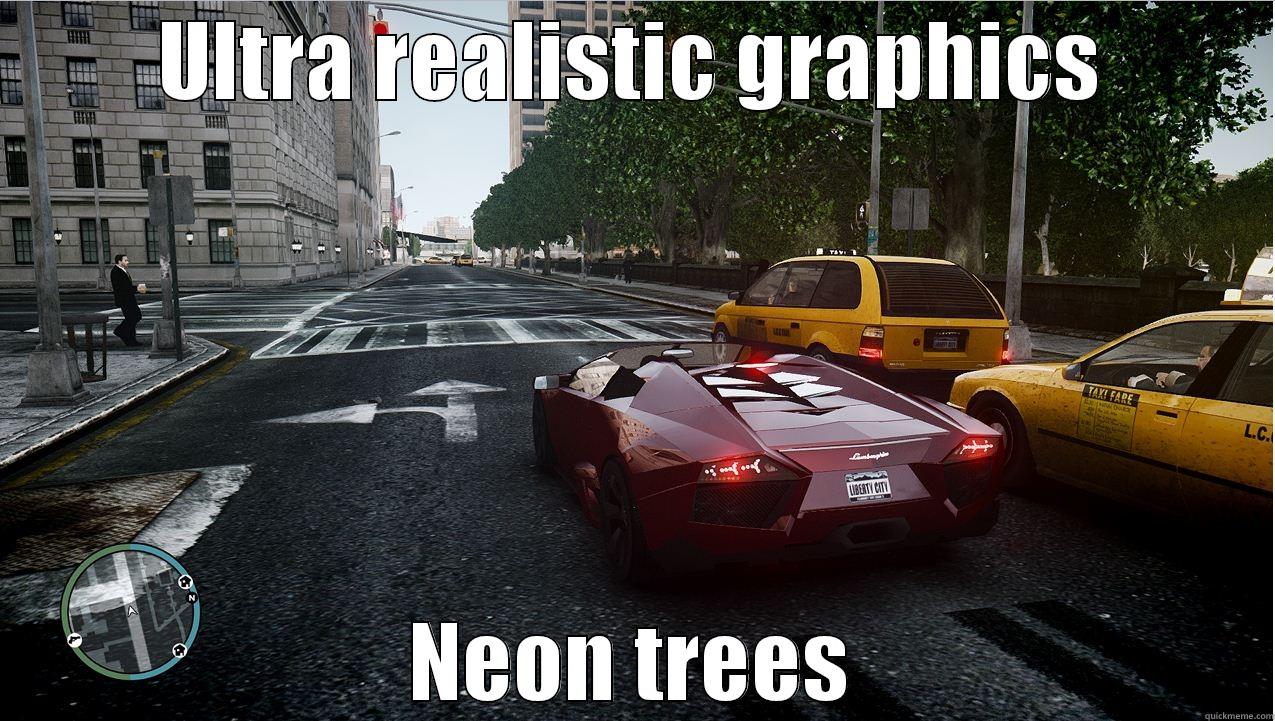 GTA on pc - ULTRA REALISTIC GRAPHICS NEON TREES Misc