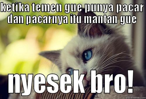 KETIKA TEMEN GUE PUNYA PACAR DAN PACARNYA ITU MANTAN GUE NYESEK BRO! First World Problems Cat