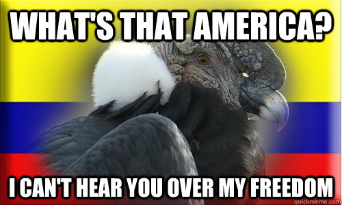WHAT'S THAT AMERICA? I CAN'T HEAR YOU OVER MY FREEDOM - WHAT'S THAT AMERICA? I CAN'T HEAR YOU OVER MY FREEDOM  Misc