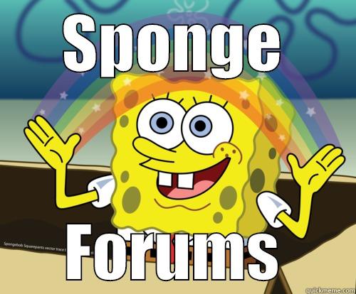 SPONGE FORUMS Spongebob rainbow