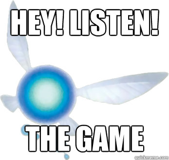Hey! Listen! The game  Annoying Navi