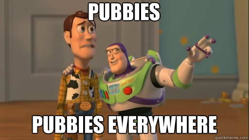 pubbies pubbies everywhere  Everywhere