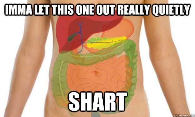 Imma let this one out really quietly SHART  Scumbag Bowels