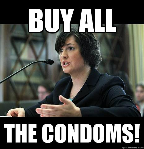 BUY ALL  THE CONDOMS!  Sandy Needs