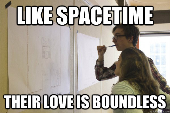 LIKE SPACETIME THEIR LOVE IS BOUNDLESS  Nerd Couple