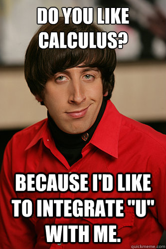 Do you like calculus? Because I'd like to integrate 