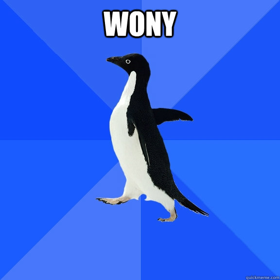 WONY     Socially Awkward Penguin