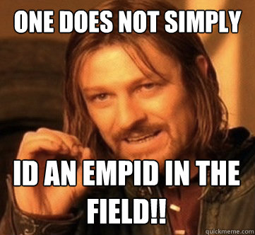 ONE DOES NOT SIMPLY id an empid in the field!!  