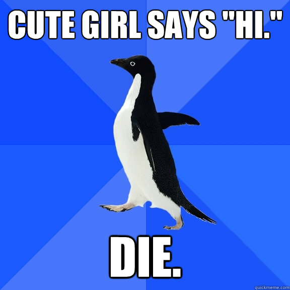 Cute girl says 