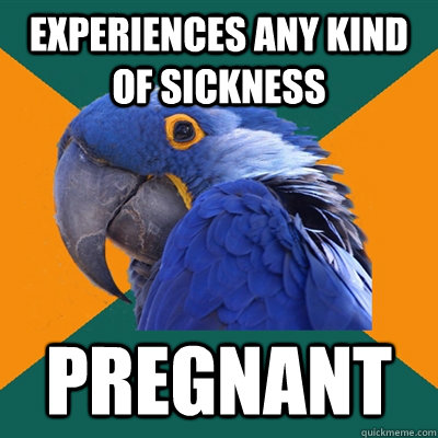 Experiences any kind of sickness Pregnant  Paranoid Parrot