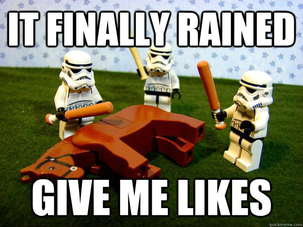It Finally rained give me likes - It Finally rained give me likes  Misc