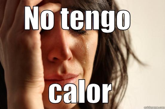 NO TENGO  CALOR First World Problems