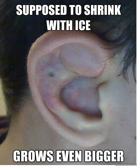 Supposed to shrink with ice Grows Even Bigger  