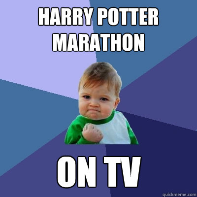 Harry Potter Marathon on TV  Success Kid