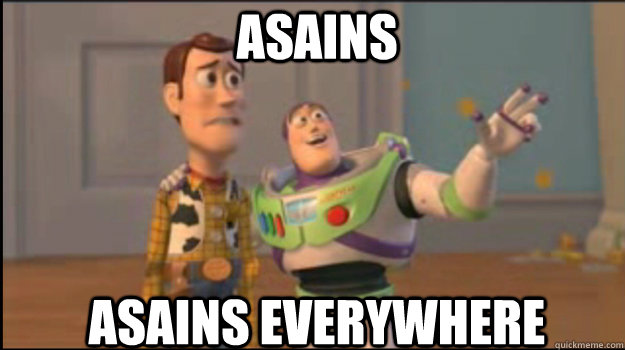 asains asains everywhere - asains asains everywhere  Buzz and Woody