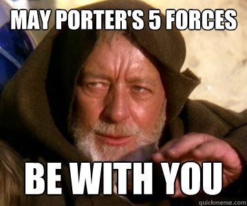 may porter's 5 forces be with you    