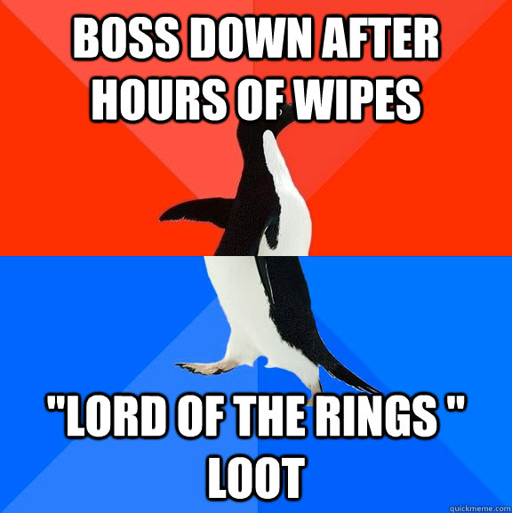 boss down after hours of wipes 