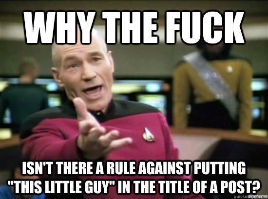 Why the fuck isn't there a rule against putting 