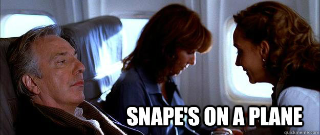 Snape's on a plane  Snapes on a plane