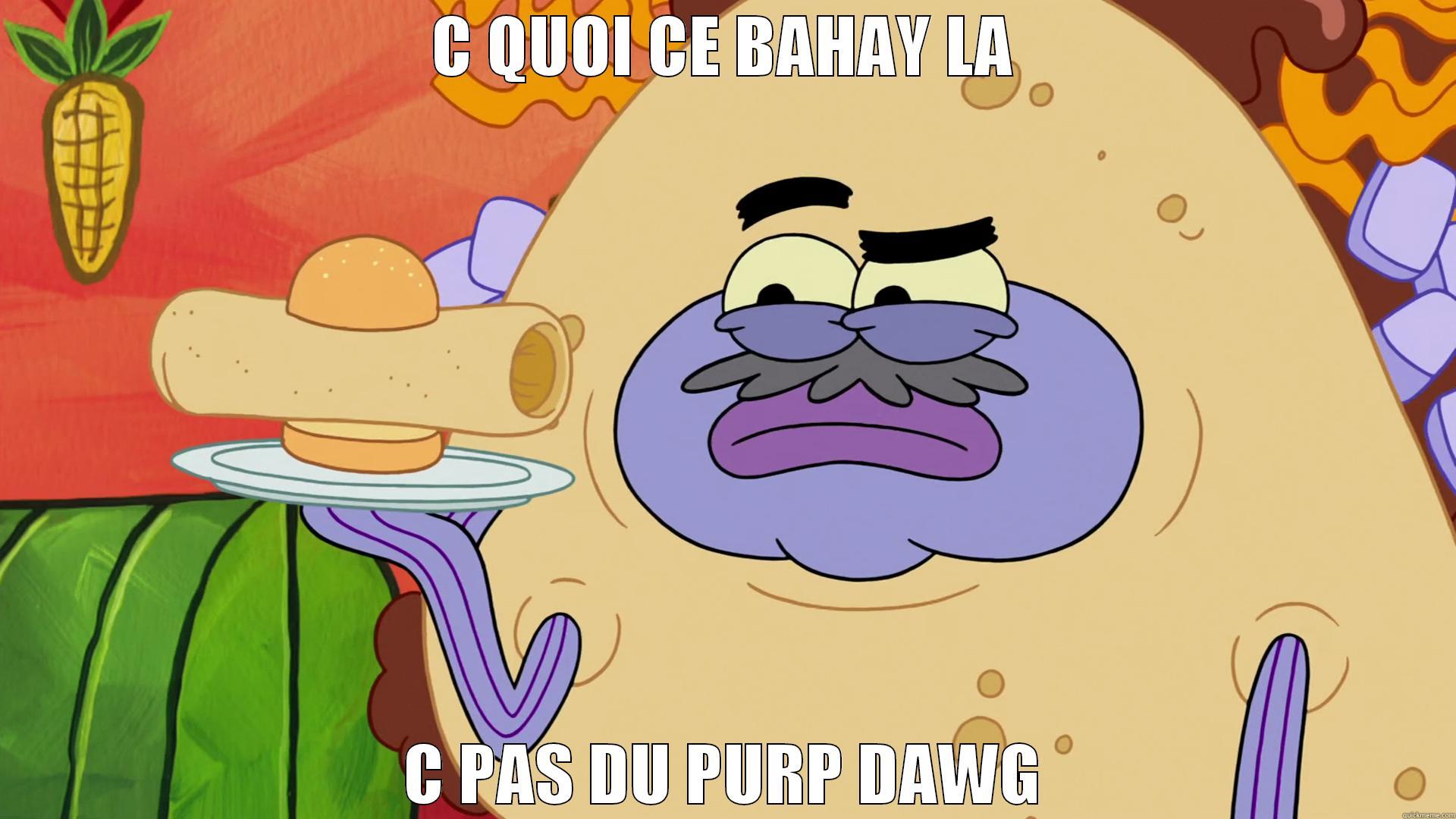 C QUOI CE BAHAY LA C PAS DU PURP DAWG Misc